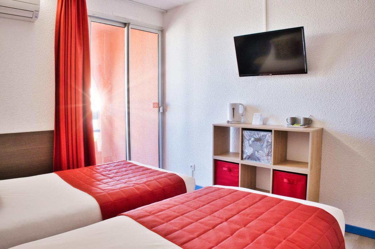Cit'Hotel Des 2 Golfs Leucate Dış mekan fotoğraf